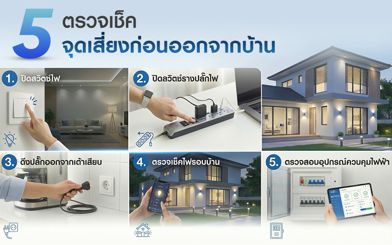 Check list ก่อนออกจากบ้าน